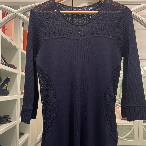 Marchesa Knit Crochet Dress - Picture 5 of 10